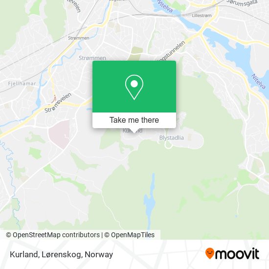Kurland, Lørenskog map