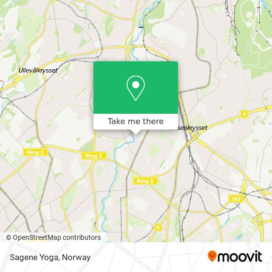 Sagene Yoga map