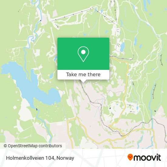 Holmenkollveien 104 map
