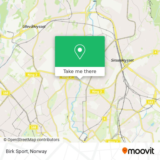 Birk Sport map