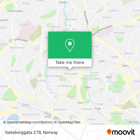 Gøteborggata 27B map