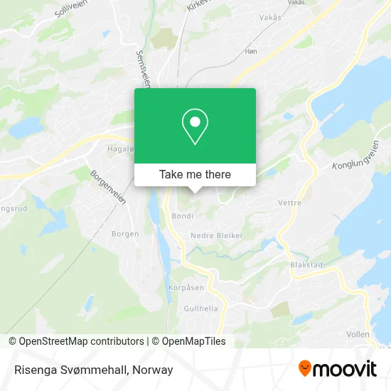 Risenga Svømmehall map