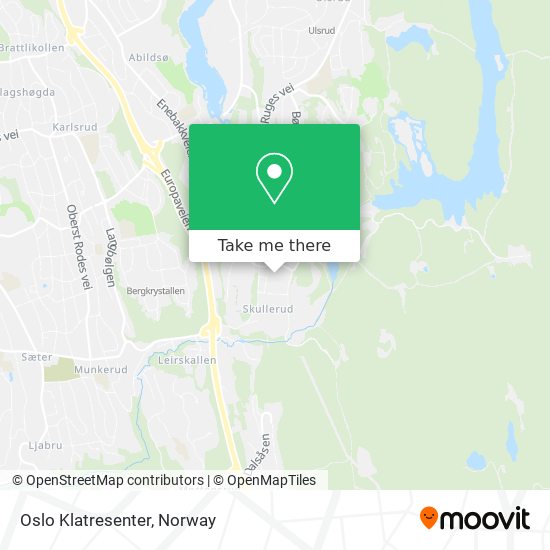 Oslo Klatresenter map