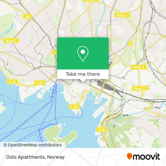 Oslo Apartments map
