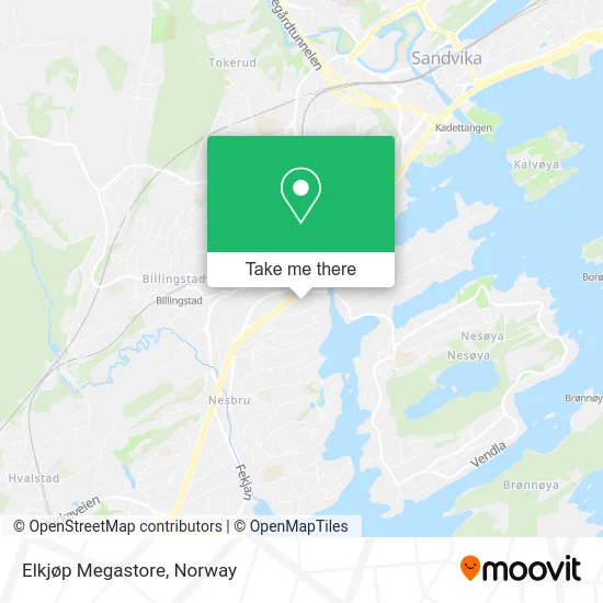 Elkjøp Megastore map