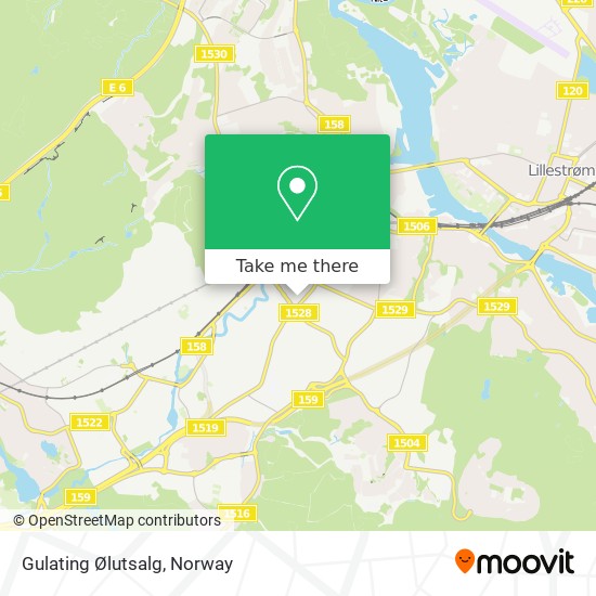 Gulating Ølutsalg map