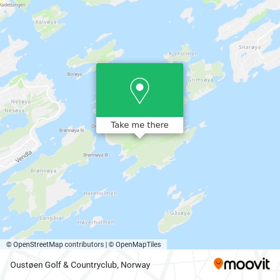 Oustøen Golf & Countryclub map