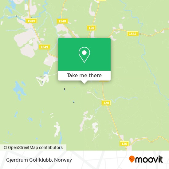 Gjerdrum Golfklubb map