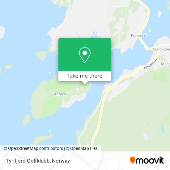 Tyrifjord Golfklubb map