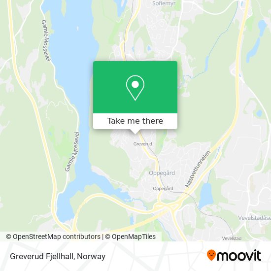 Greverud Fjellhall map