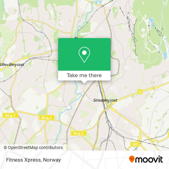 Fitness Xpress map