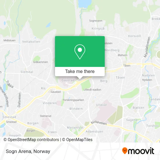 Sogn Arena map