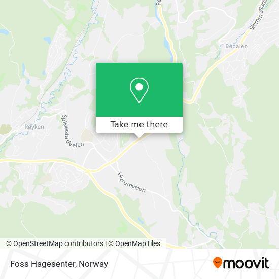 Foss Hagesenter map