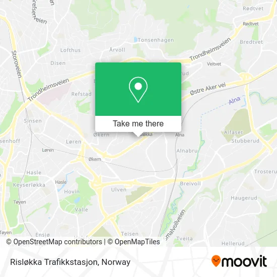 Risløkka Trafikkstasjon map