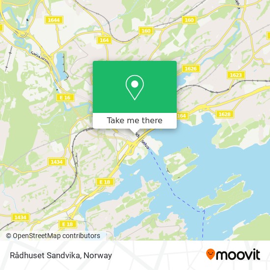 Rådhuset Sandvika map