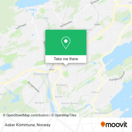 Asker Kommune map