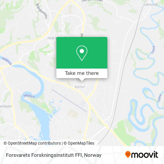 Forsvarets Forskningsinstitutt FFI map