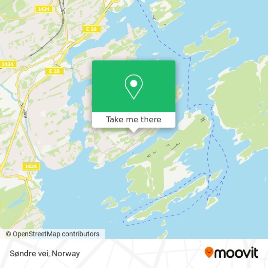 Søndre vei map