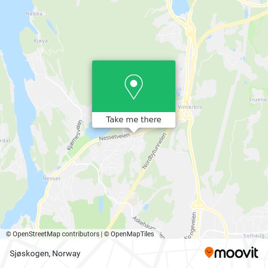 Sjøskogen map