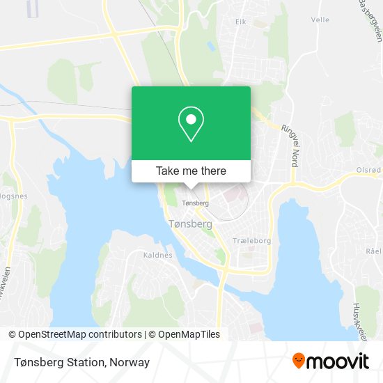 Tønsberg Station map