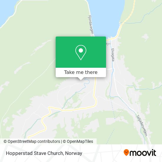 Hopperstad Stave Church map