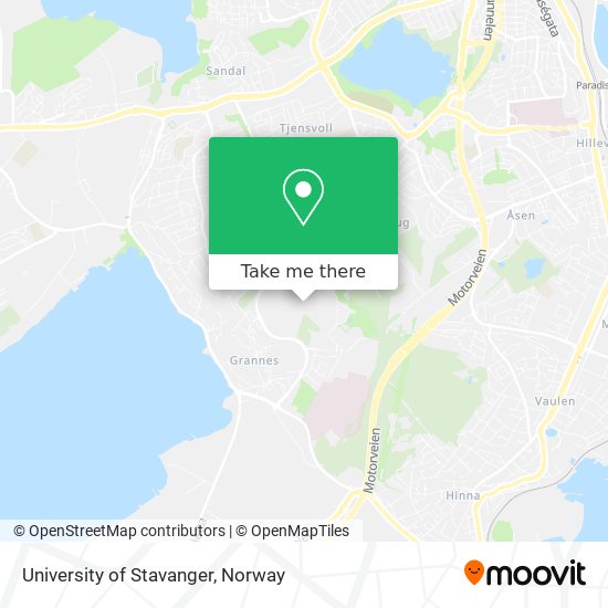 University of Stavanger map