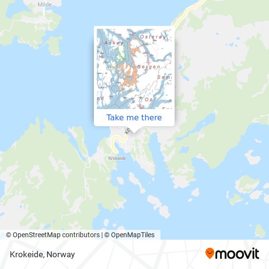 Krokeide map