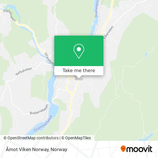 Åmot Viken Norway map