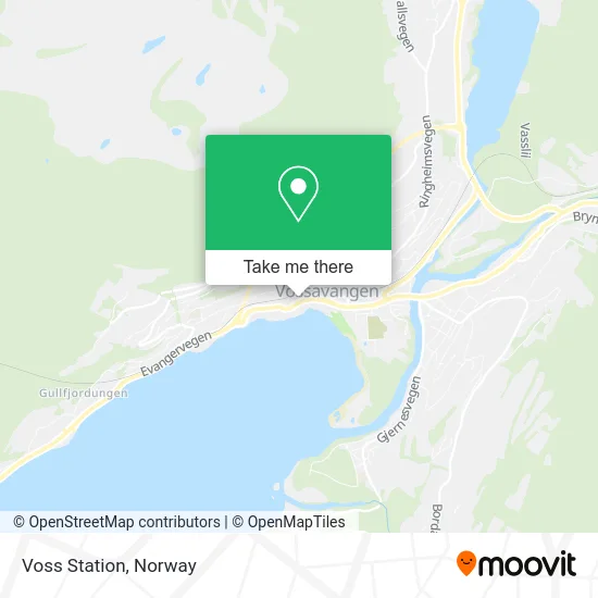 Voss Station map