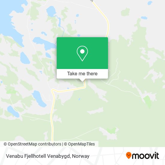 Venabu Fjellhotell Venabygd map