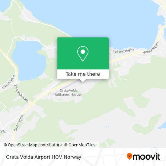 Orsta Volda Airport HOV map