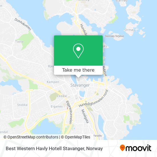 Best Western Havly Hotell Stavanger map