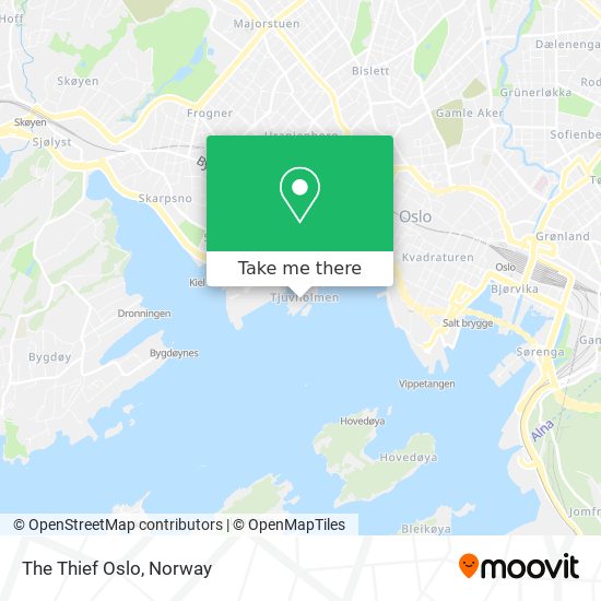 The Thief Oslo map