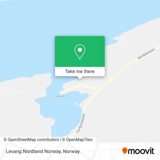 Levang Nordland Norway map