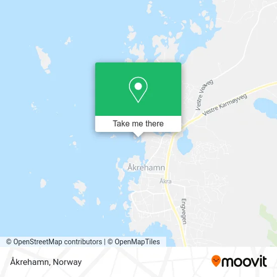 Åkrehamn map