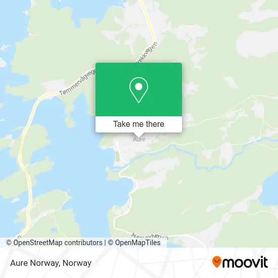 Aure Norway map