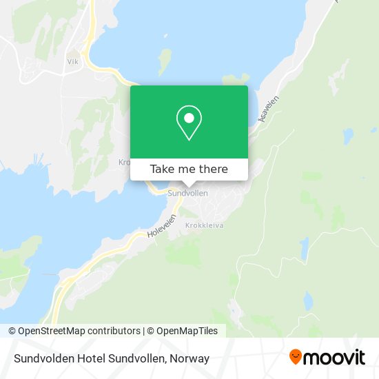 Sundvolden Hotel Sundvollen map