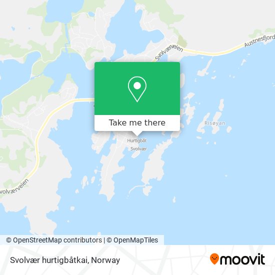 Svolvær hurtigbåtkai map