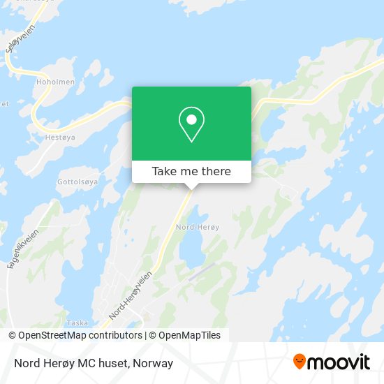 Nord Herøy MC huset map