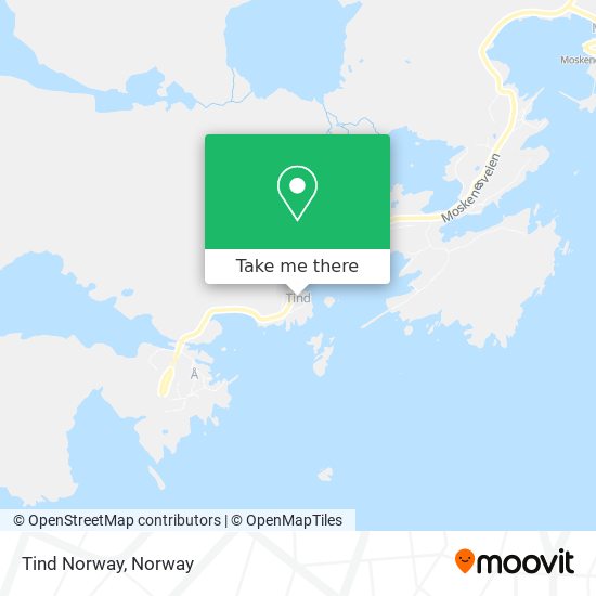 Tind Norway map