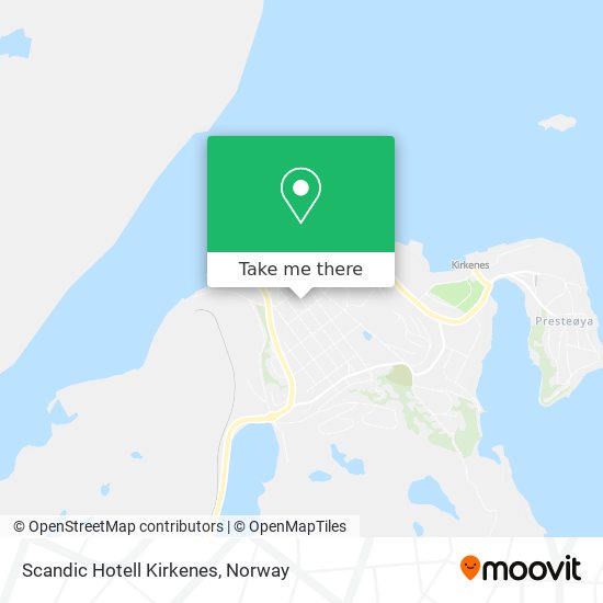 Scandic Hotell Kirkenes map