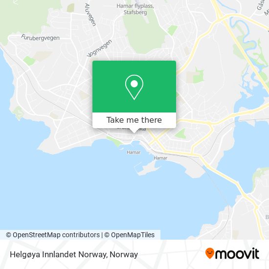 Helgøya Innlandet Norway map