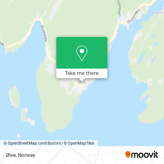 Ølve map
