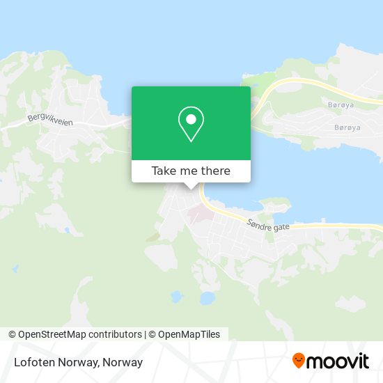 Lofoten Norway map