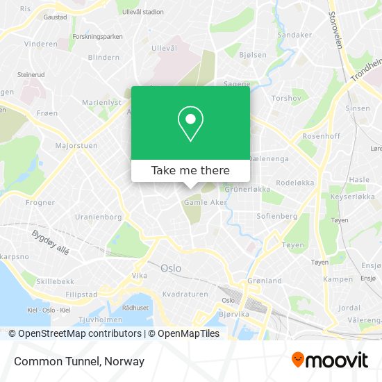 Common Tunnel map