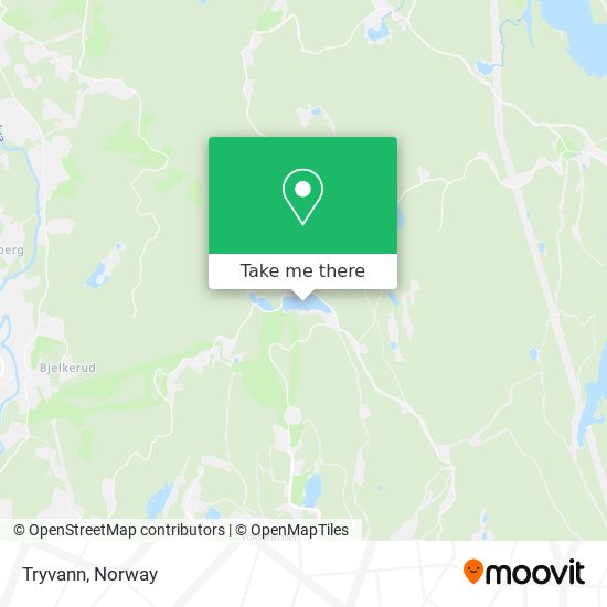 Tryvann map