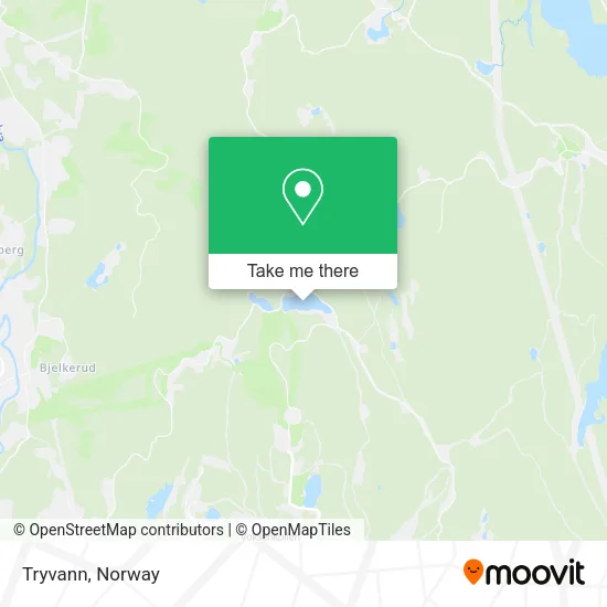 Tryvann map