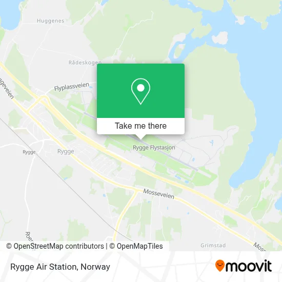 Rygge Air Station map