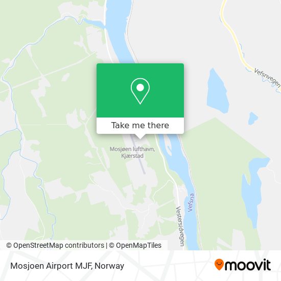 Mosjoen Airport MJF map