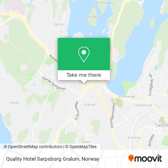 Quality Hotel Sarpsborg Gralum map